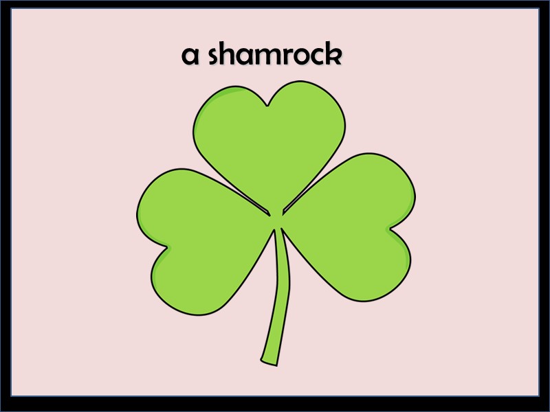 a shamrock